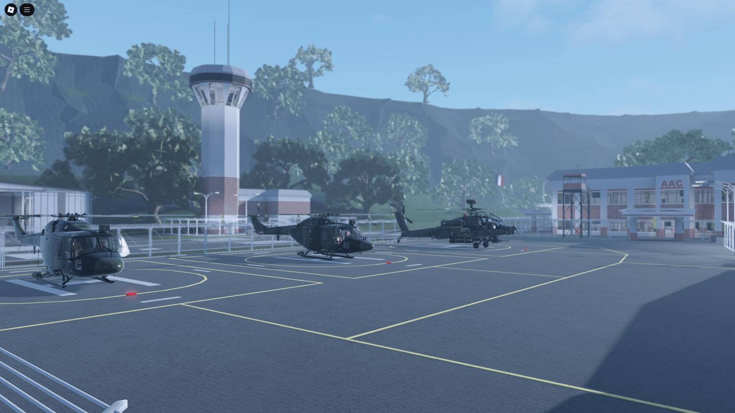 Roblox French army training map with education halls