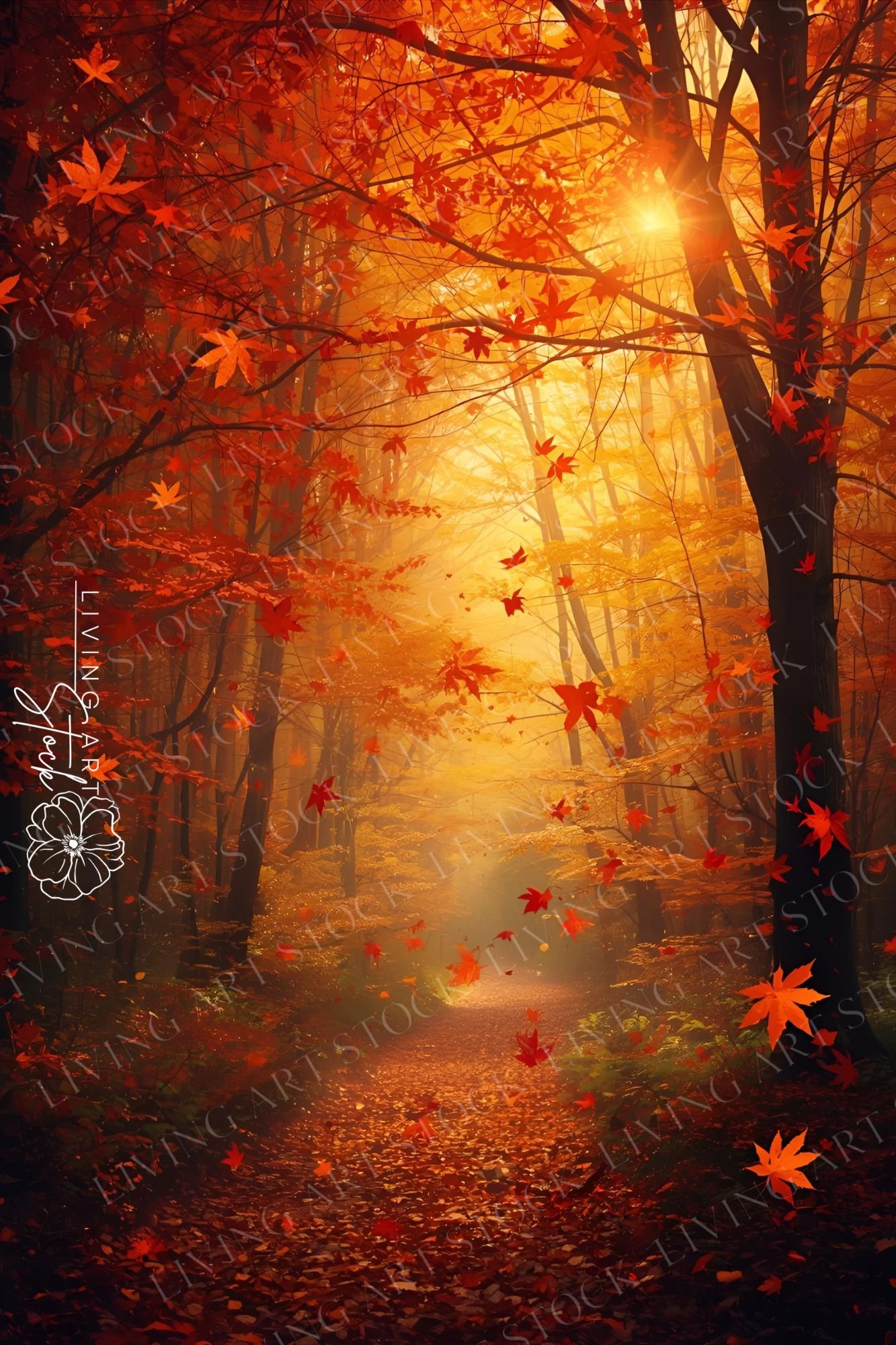 dreamy forest wallpaper