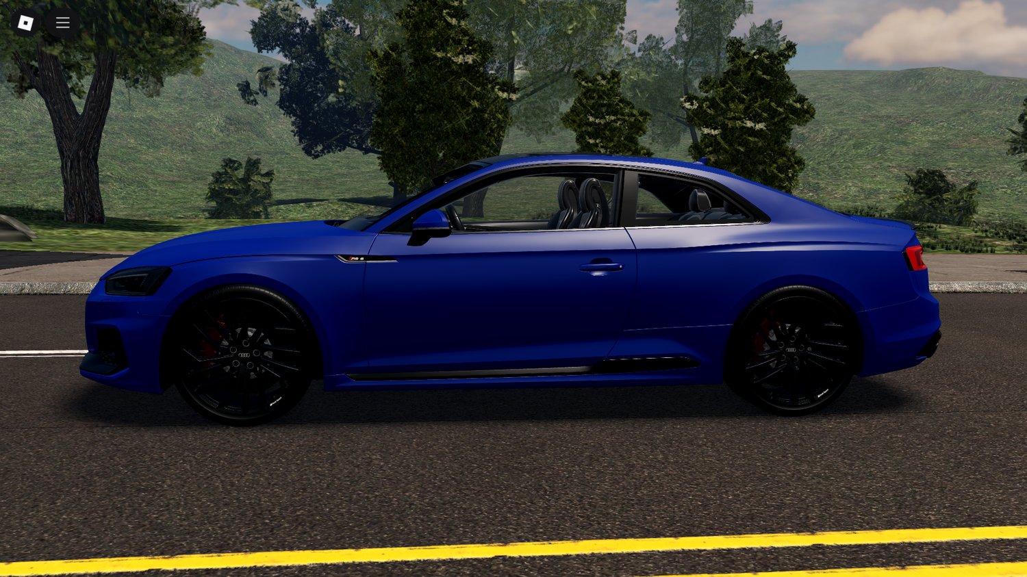 Audi RS5 Coupe with openable doors in Roblox