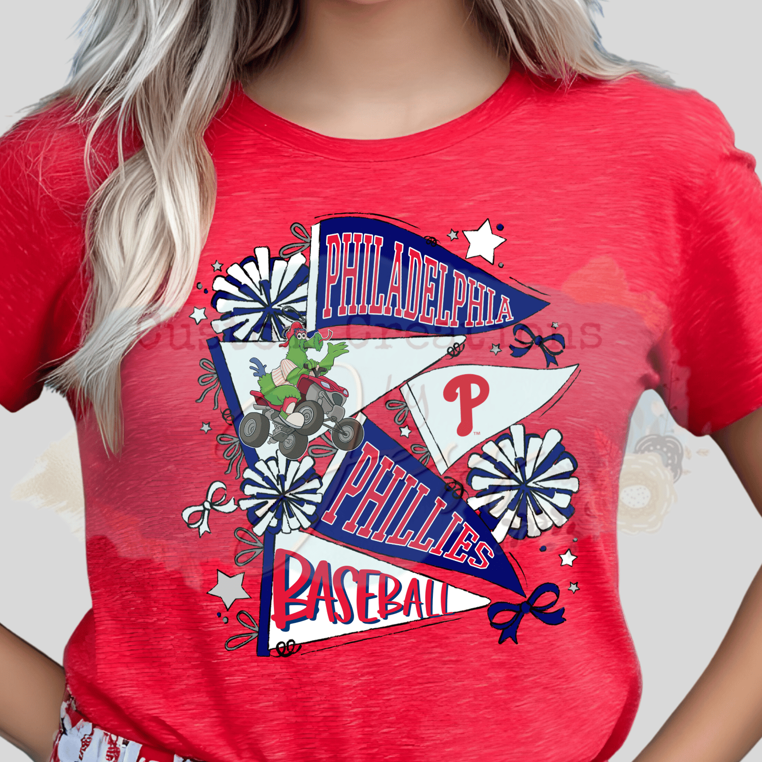 Philadelphia Baseball Pennant & Pom Trio - Payhip
