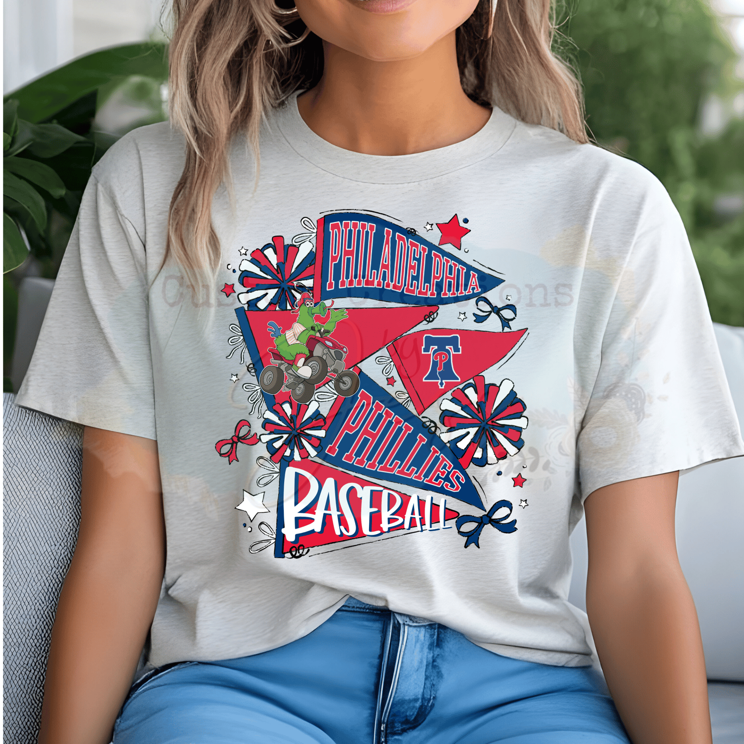Philadelphia Baseball Pennant & Pom Trio - Payhip