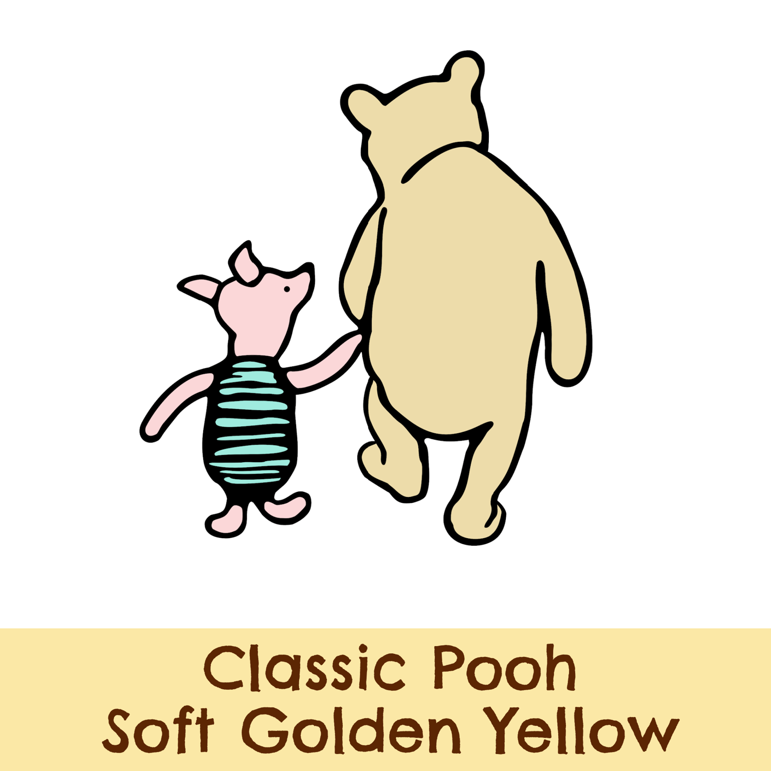 Pooh and Friends Seamless Patterns
