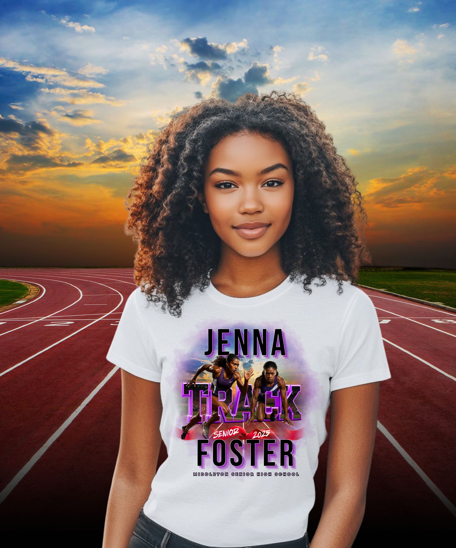 track team merch  senior year sports design  graduation sports banner  Canva editable template  sports number frames  high school track design  printable sports poster  custom track and field edit  athlete senior gift  track uniform number design