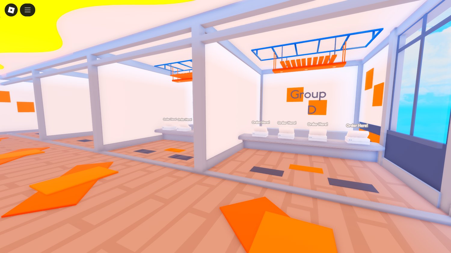 Announcement stand in KONBU Training Center Roblox