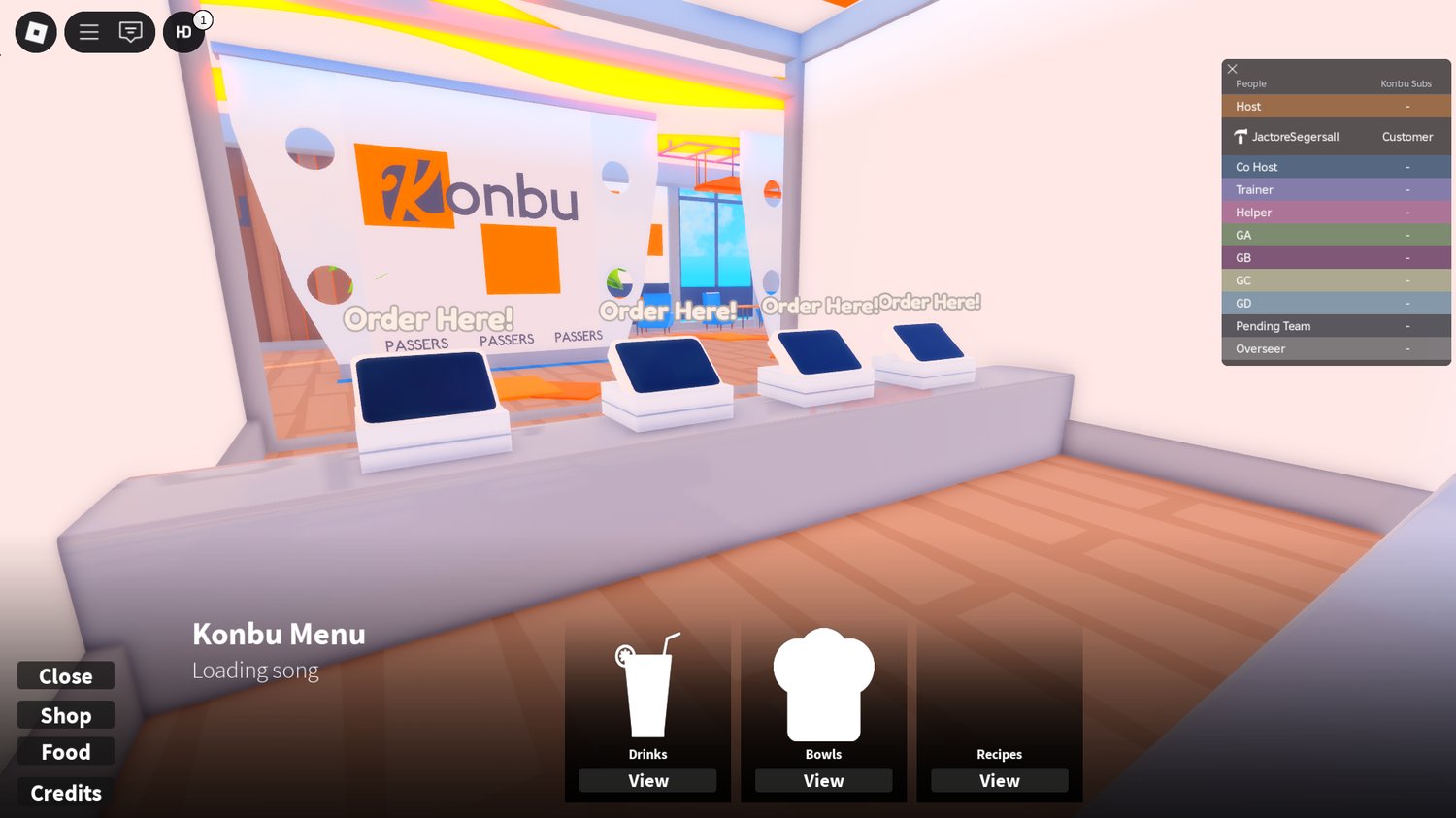 Player progress display system in KONBU Training Center