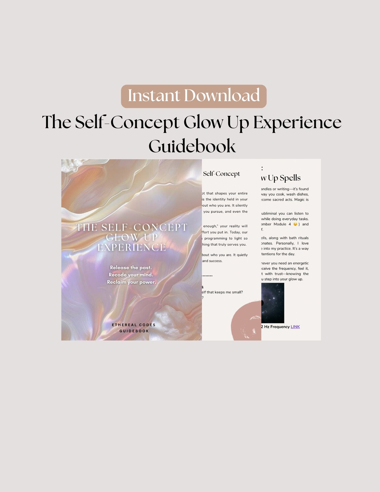 The Self-Concept Glow Up Guidebook by Ethereal.Codes