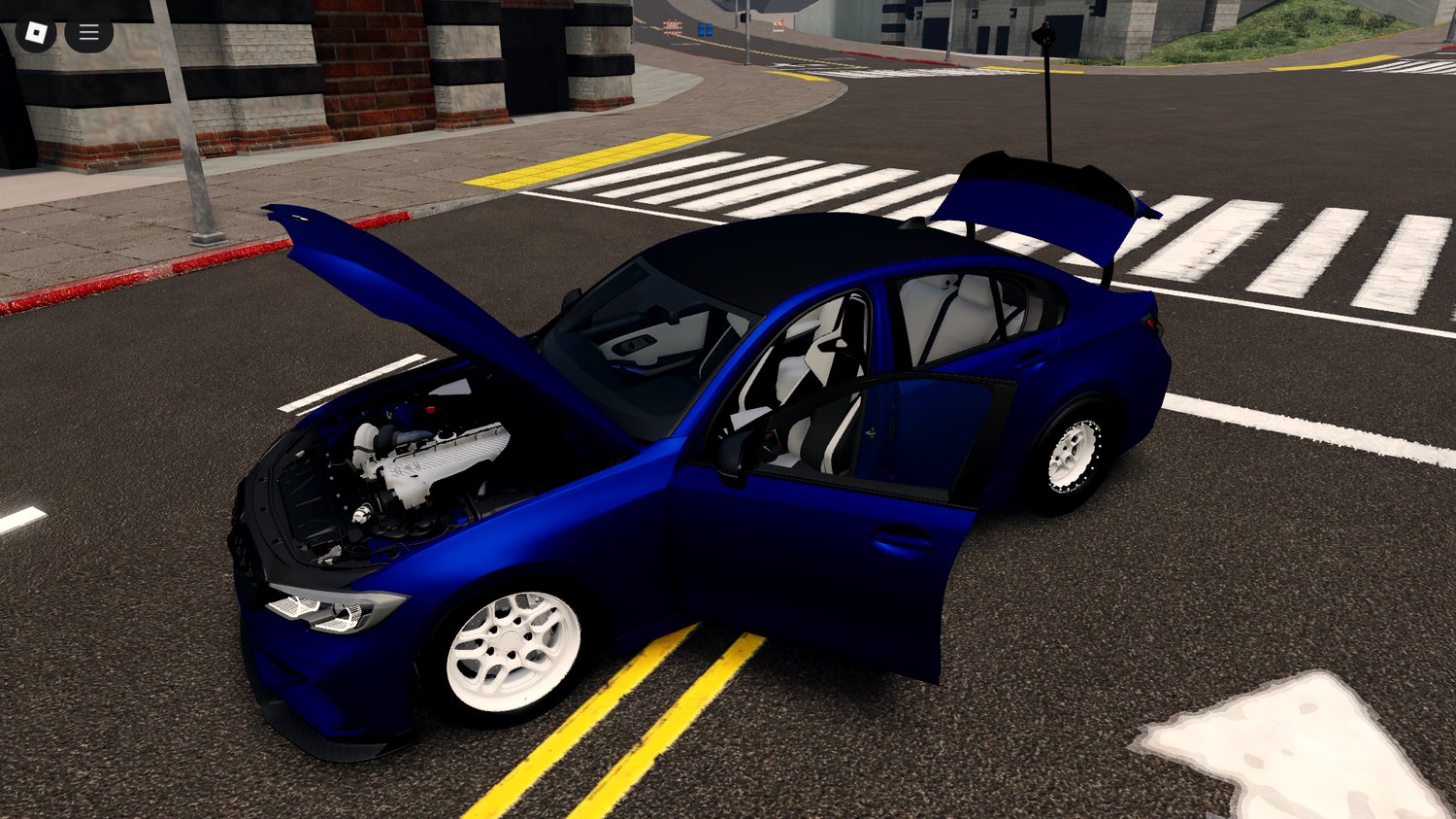 M340i Drag with doors open Roblox view