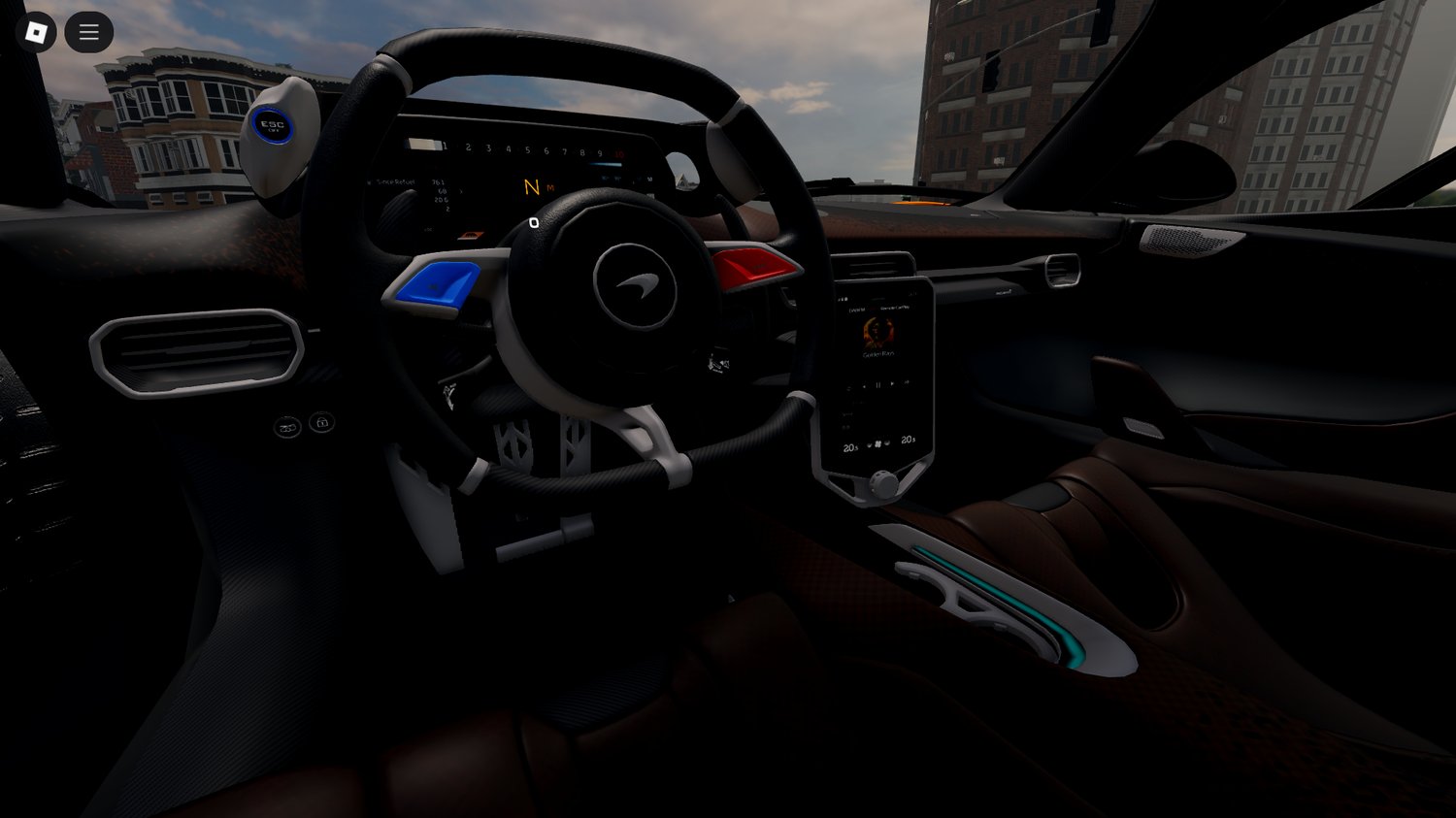 Side profile McLaren W1 Roblox