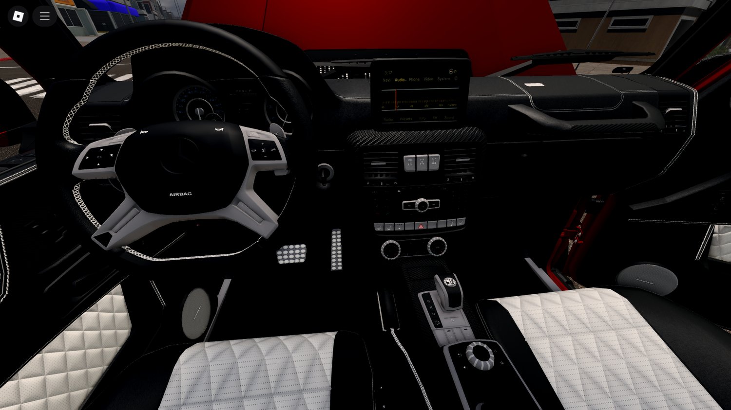 Side profile Mercedes G63 AMG 6x6 Roblox