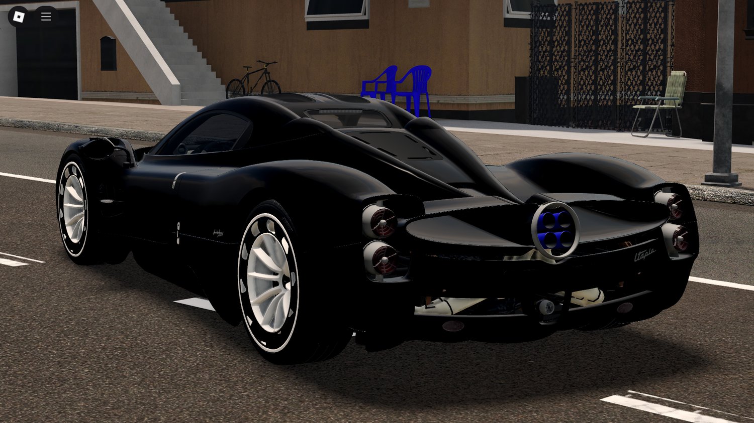 Pagani Utopia rear angle showcase Roblox