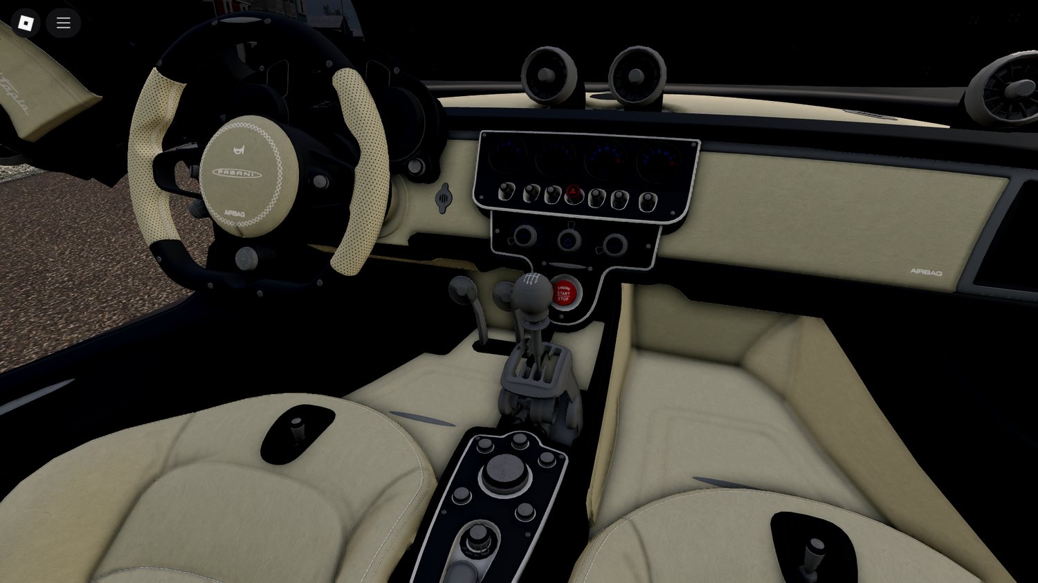Side profile Pagani Utopia Roblox