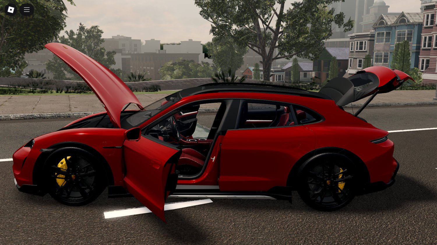 Cross Turismo with doors open Roblox view
