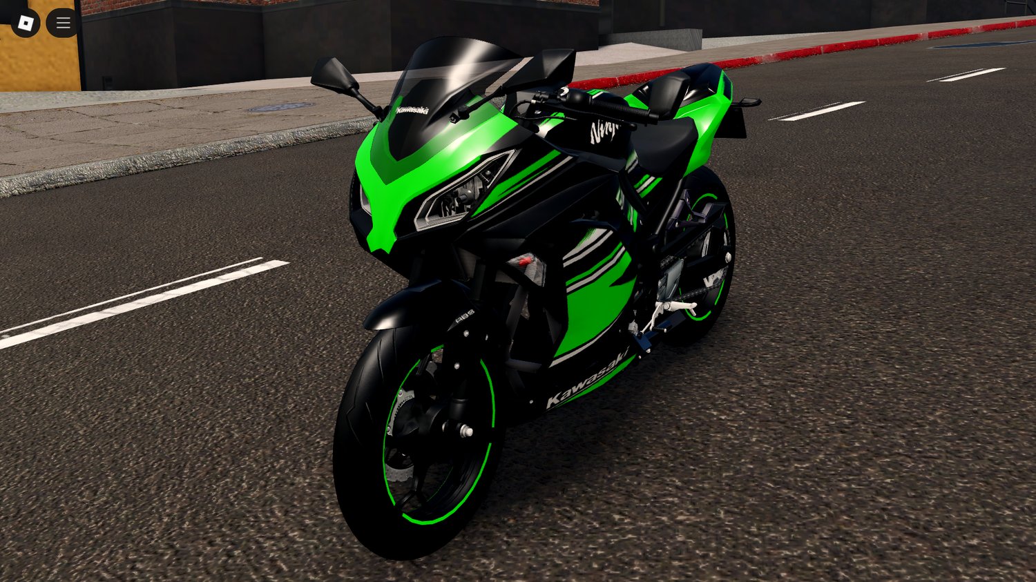 Roblox Kawasaki Ninja 300 2017 sport bike