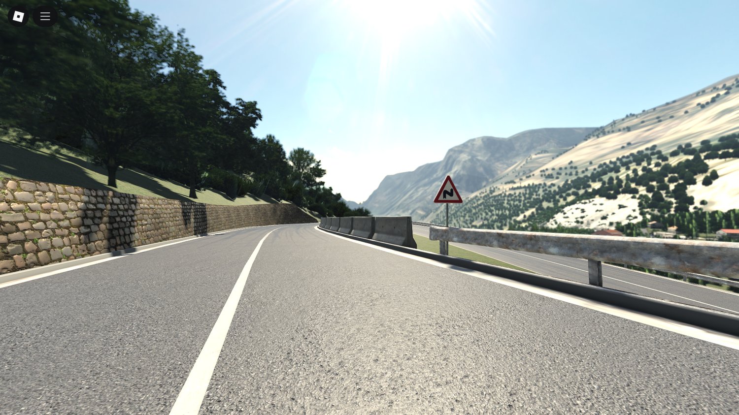 Mountain racing roads Roblox Troica map