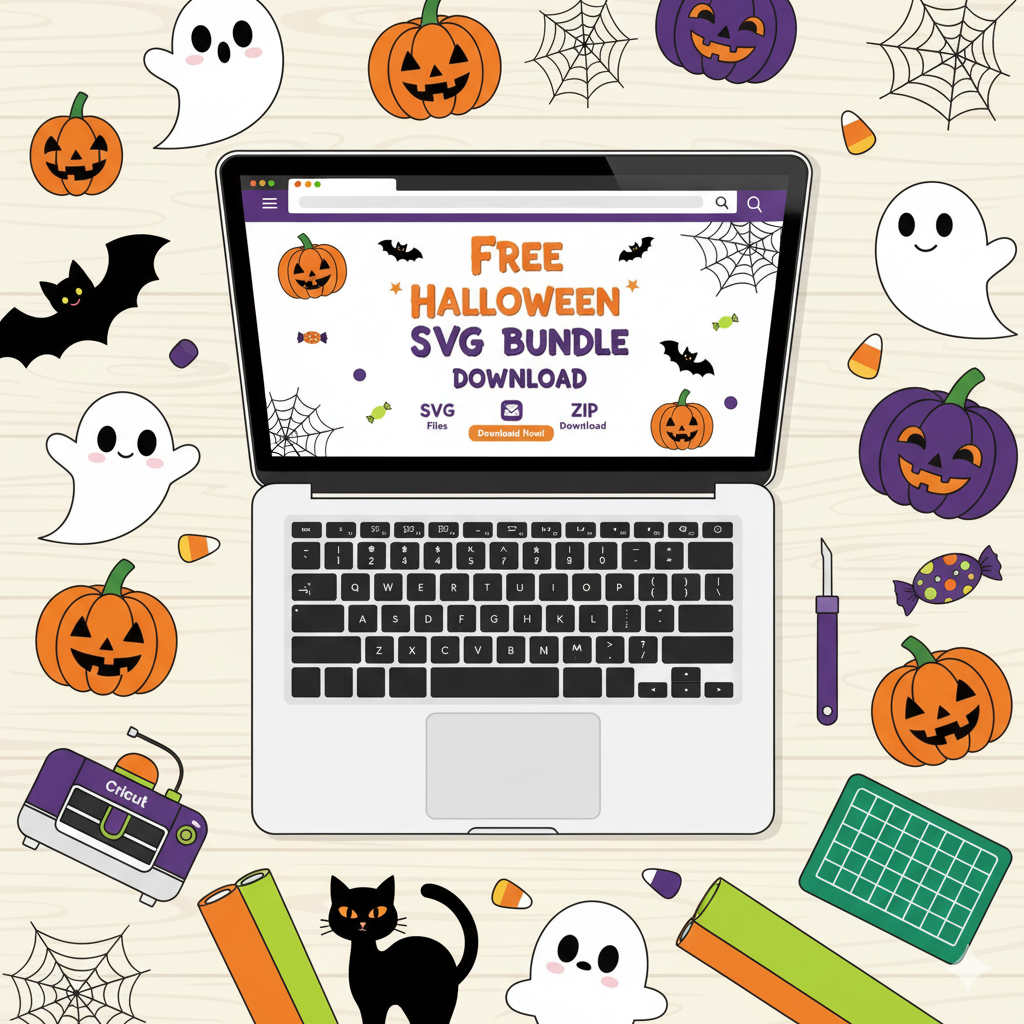 How to download free Halloween svg bundle