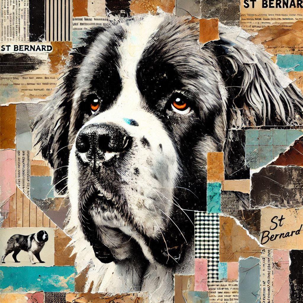 Saint Bernard dog