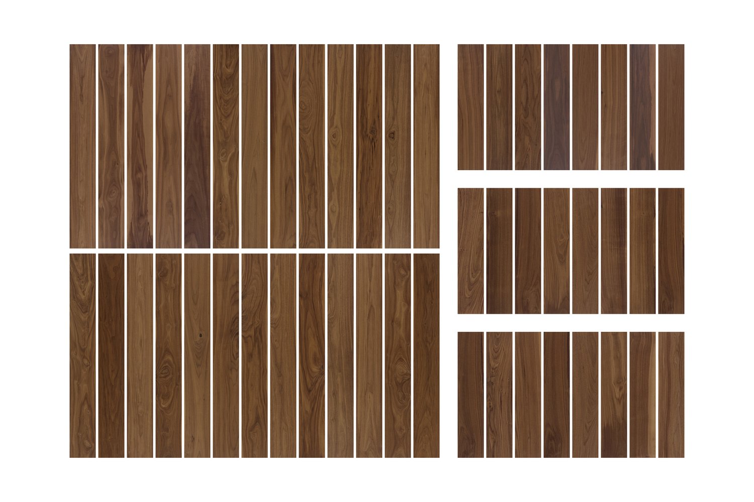 diffuse map of maple wood single boards