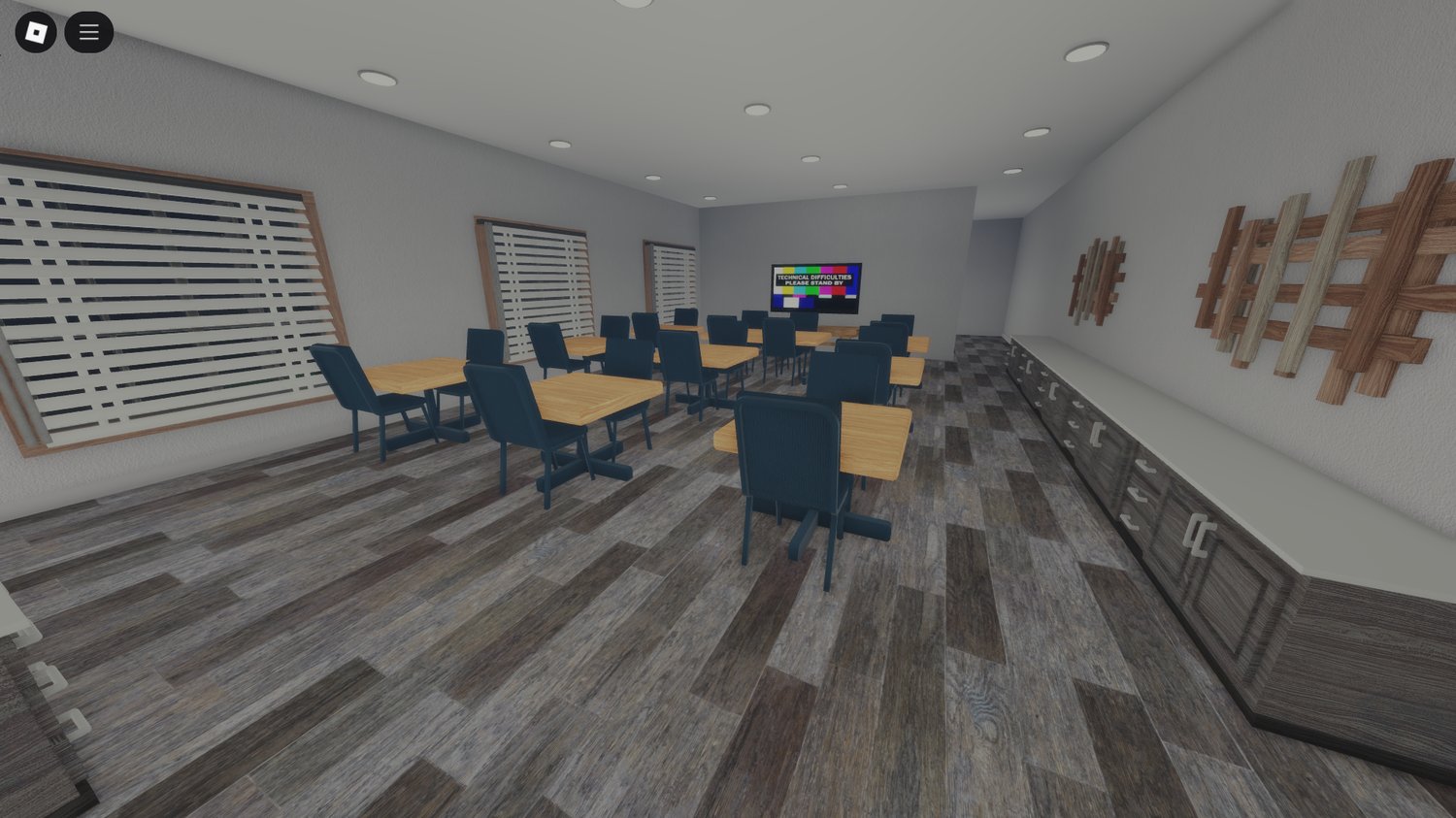 Roblox motel poolside at night atmosphere