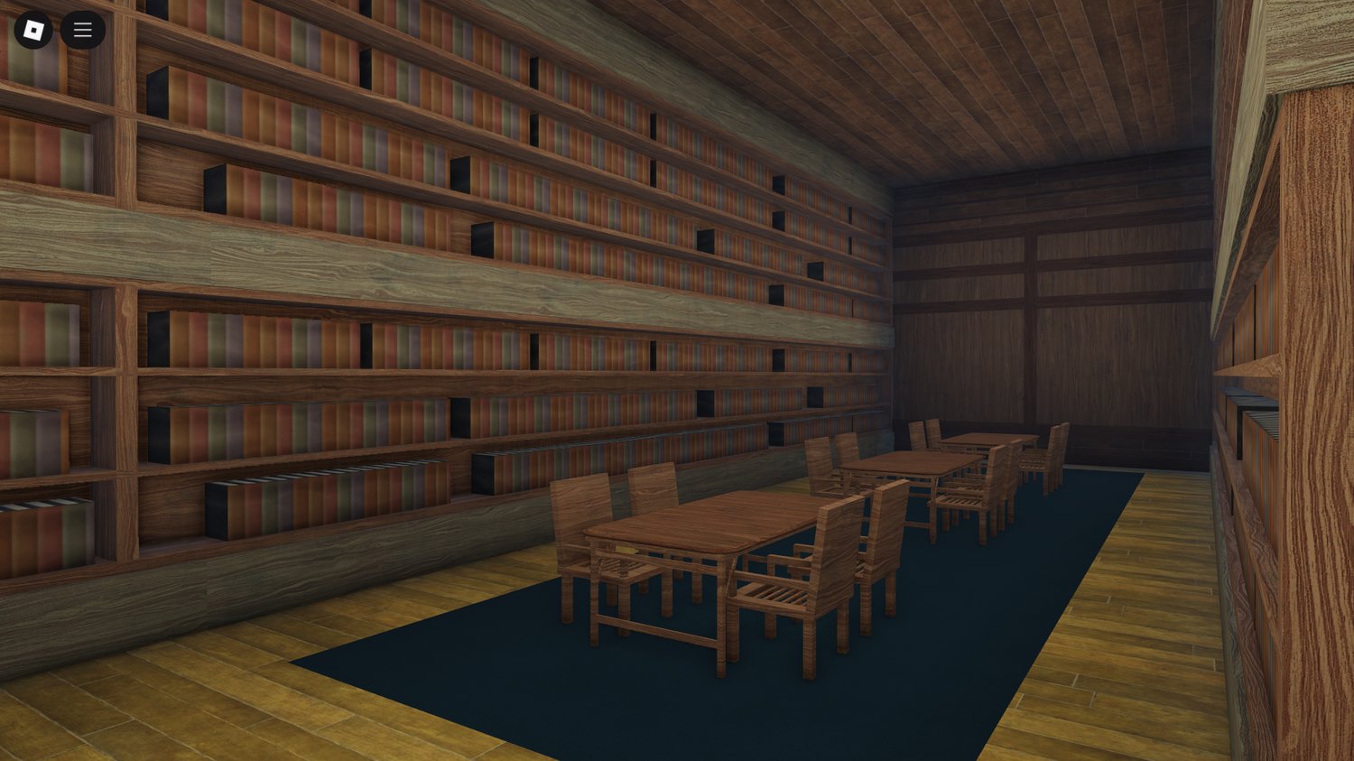 Roblox roleplay map with Japanese library