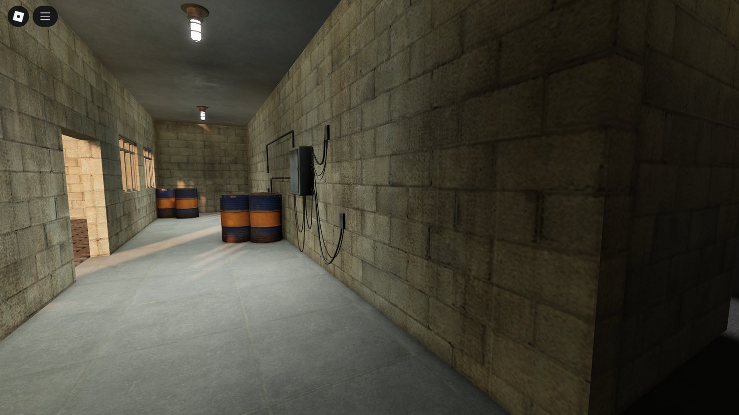 Enterable interior of CQB building Roblox pack