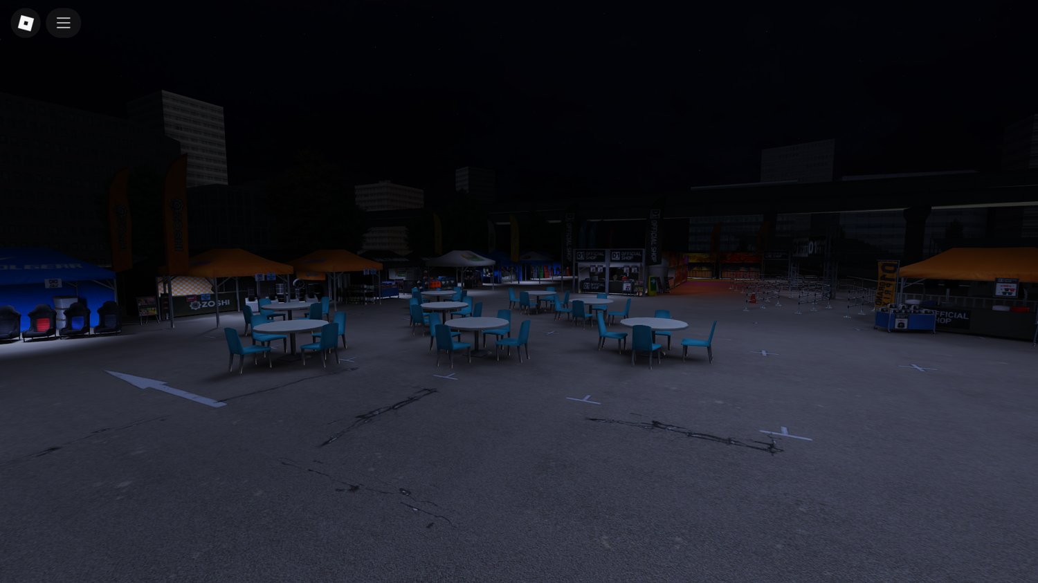 Players interacting and trading in Roblox bazaar