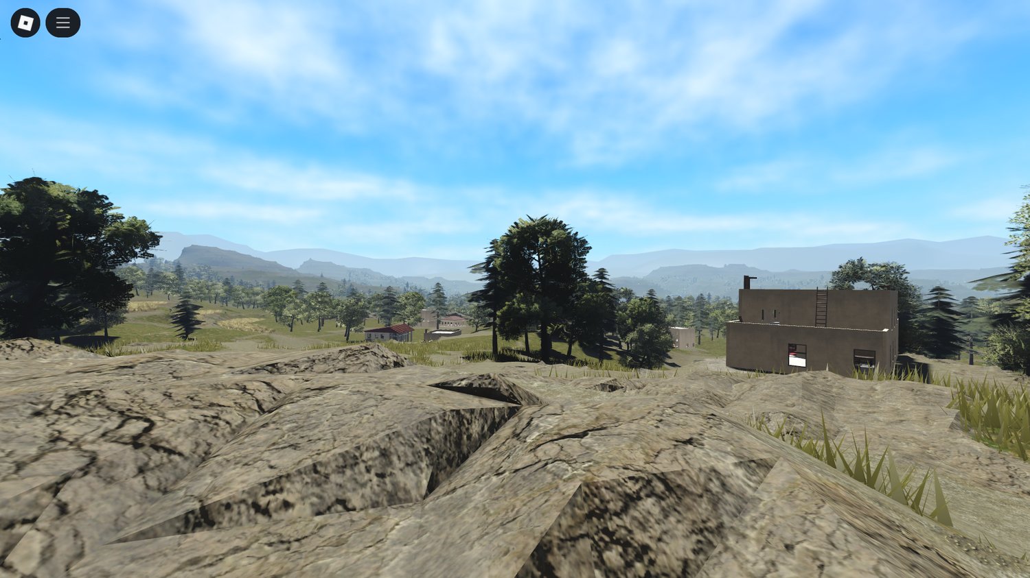 Wide nature landscape Roblox map