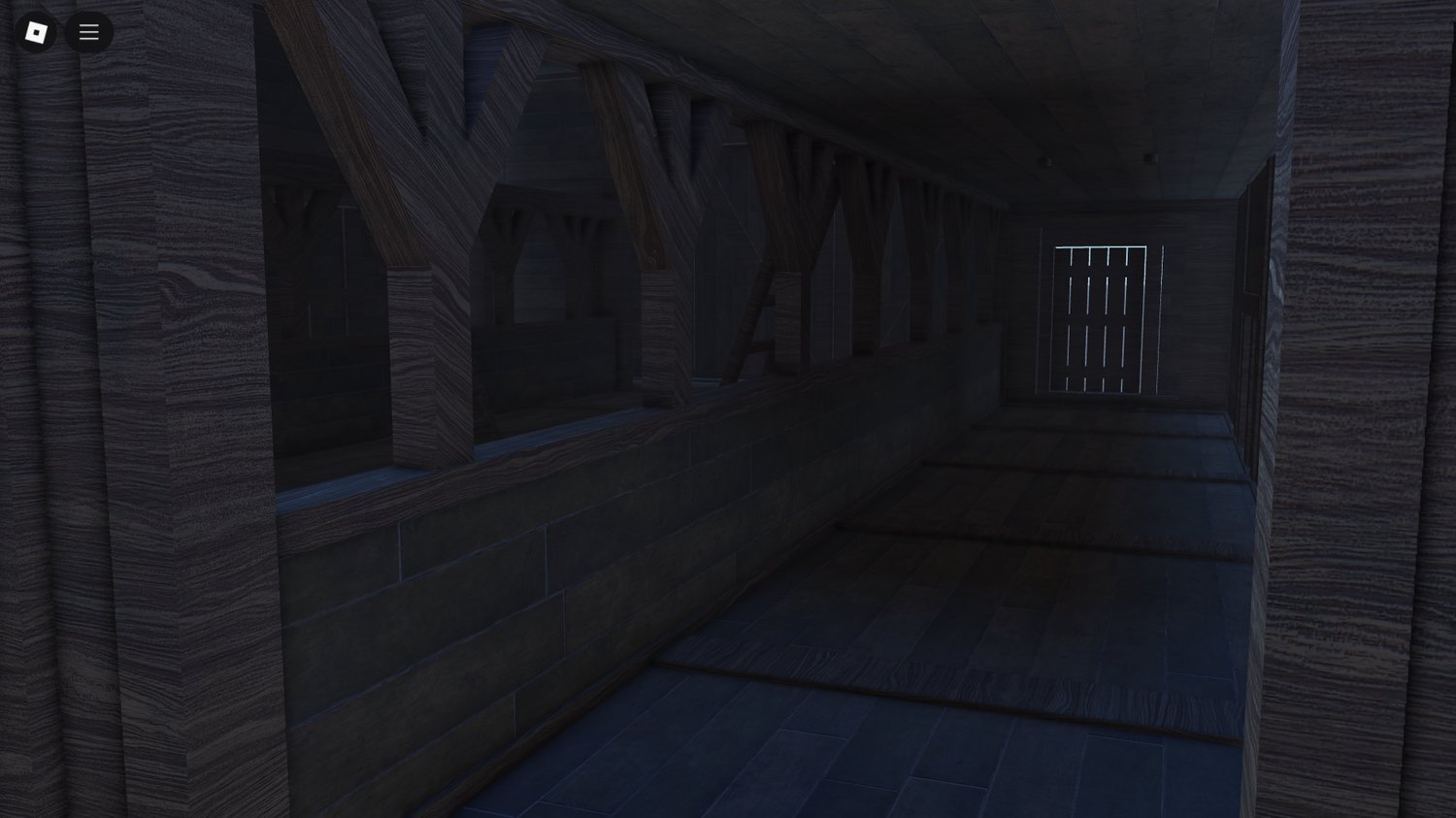 Medieval roleplay barn Roblox environment