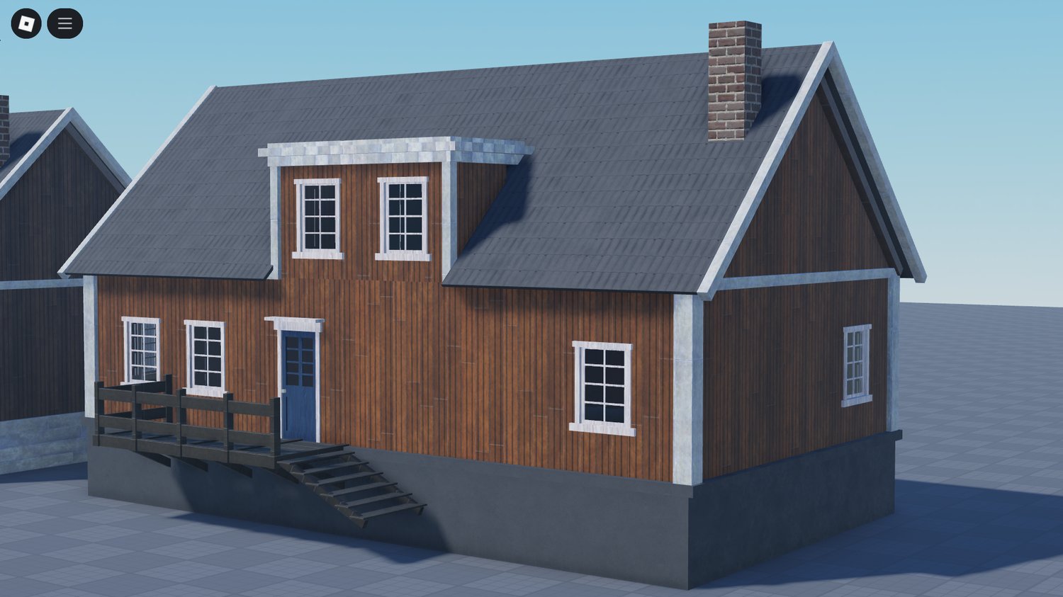 Authentic textures and design European houses Roblox