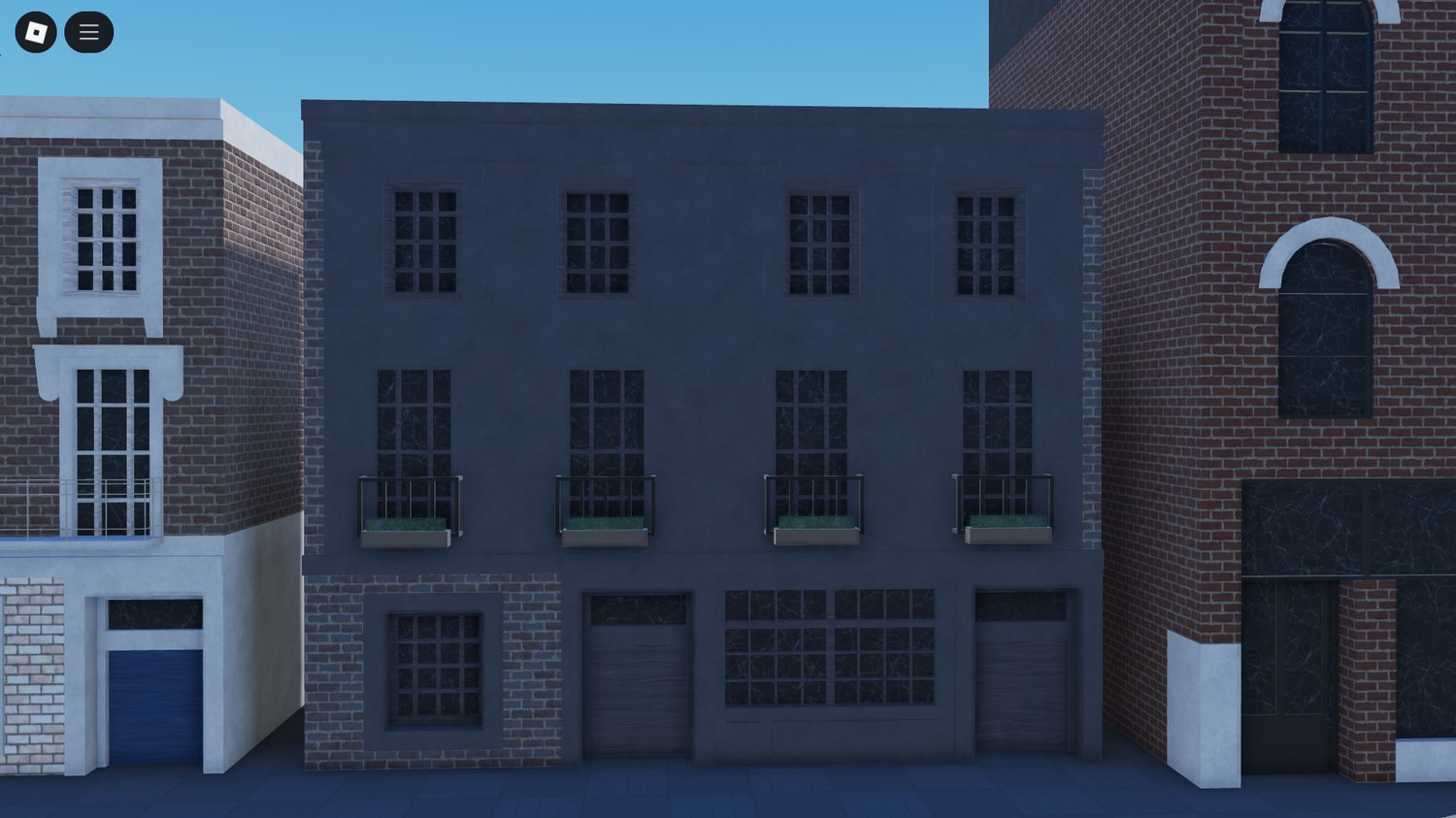 Pack of three European-style buildings Roblox
