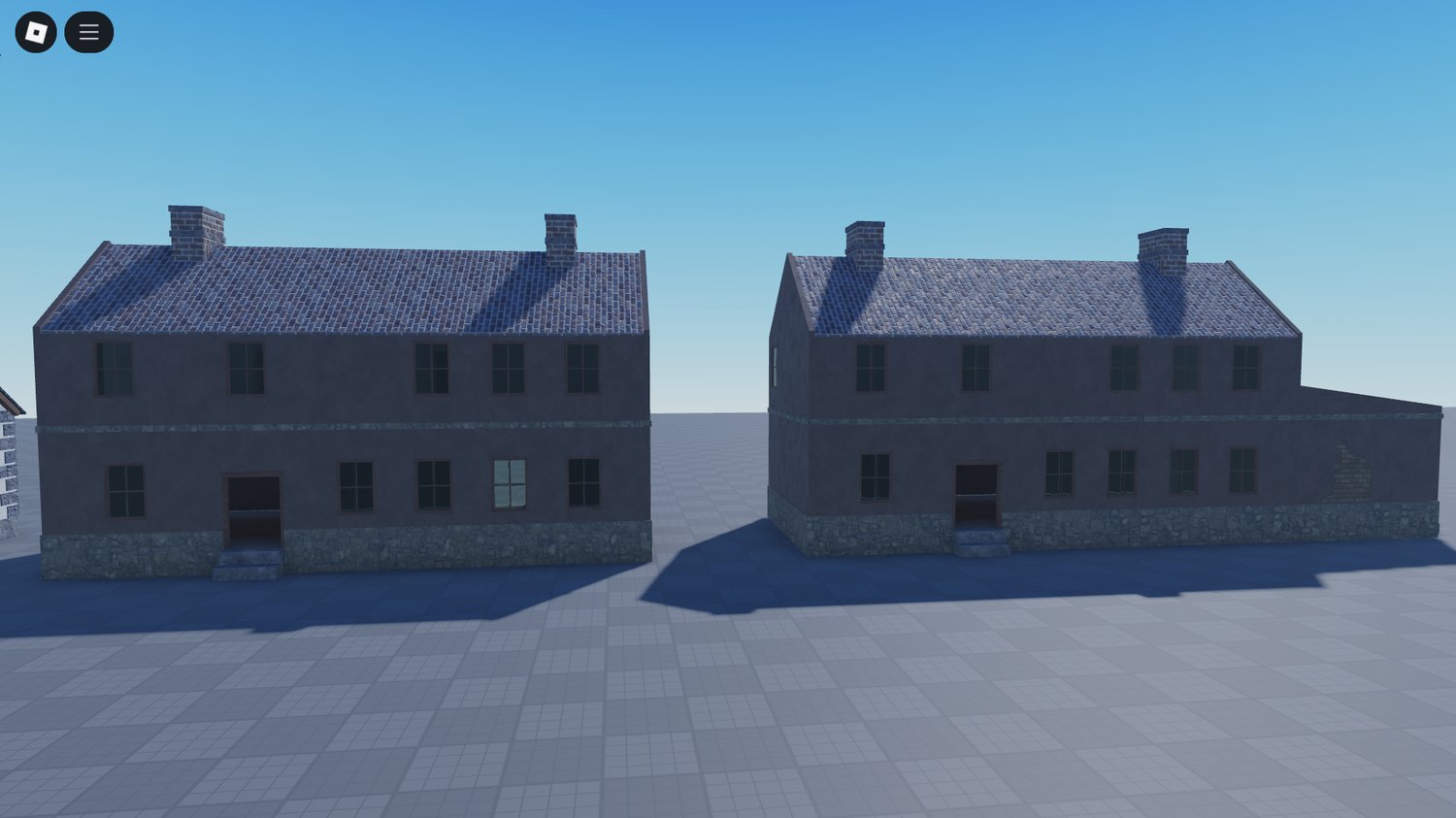 Four-building 1700s pack overview Roblox