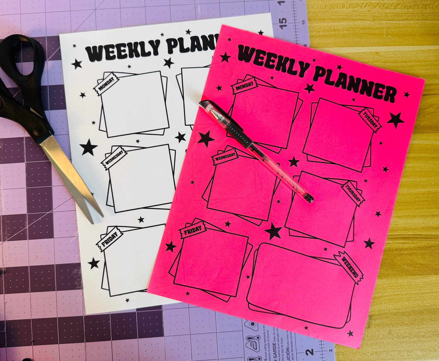 printable weekly planner - Payhip