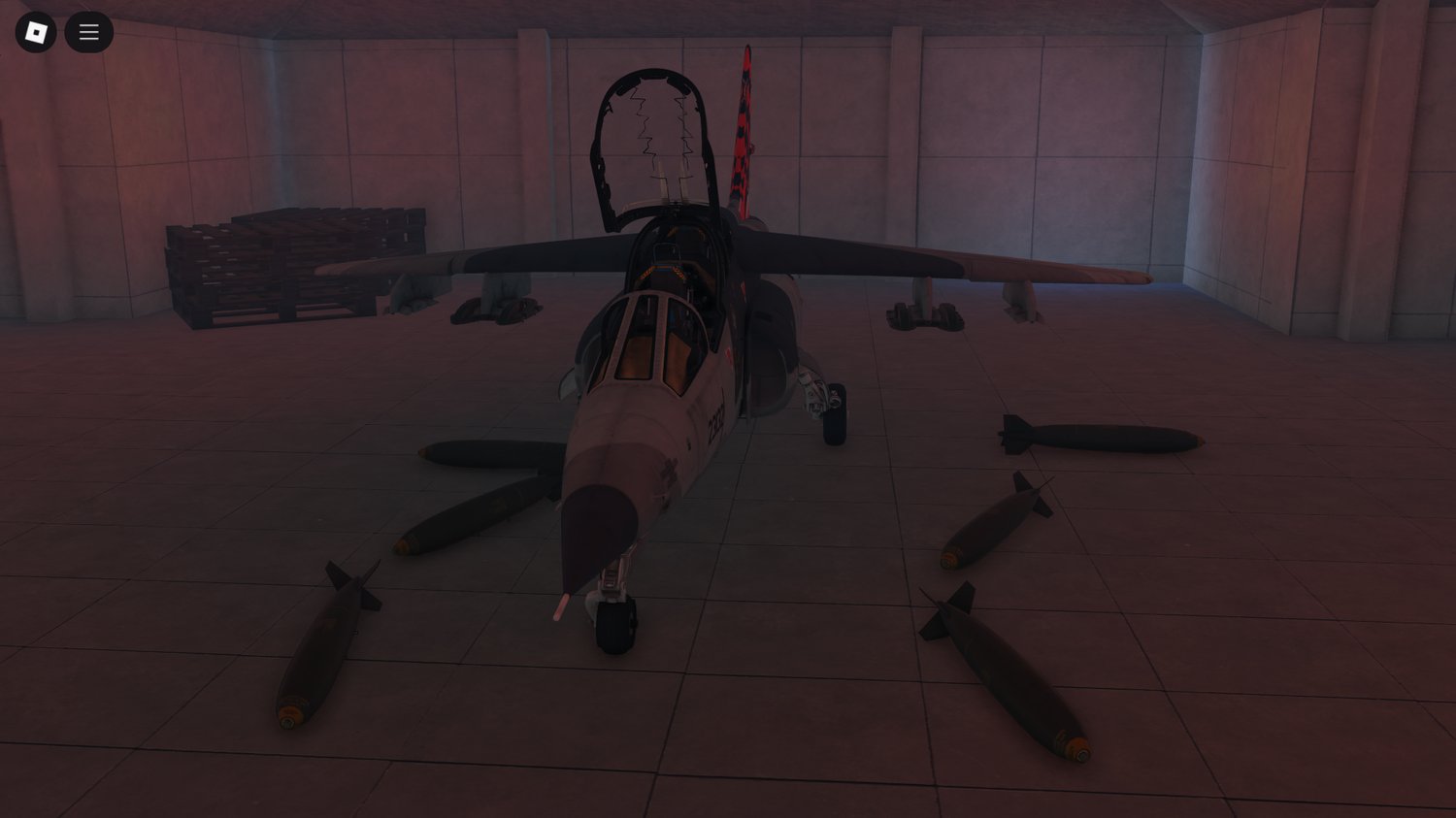 Jet with rockets showcased Roblox