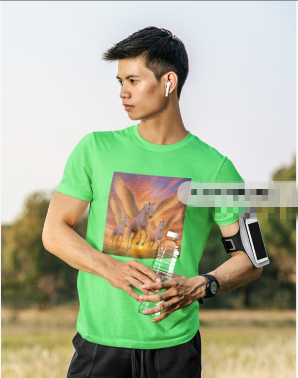Outdoor t-shirt man