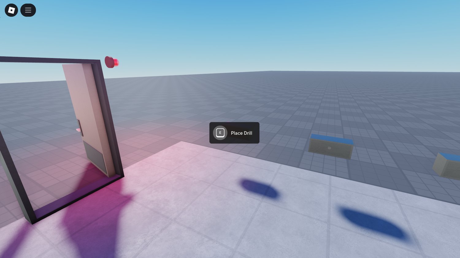 Alarm lights and sirens in Roblox heist map