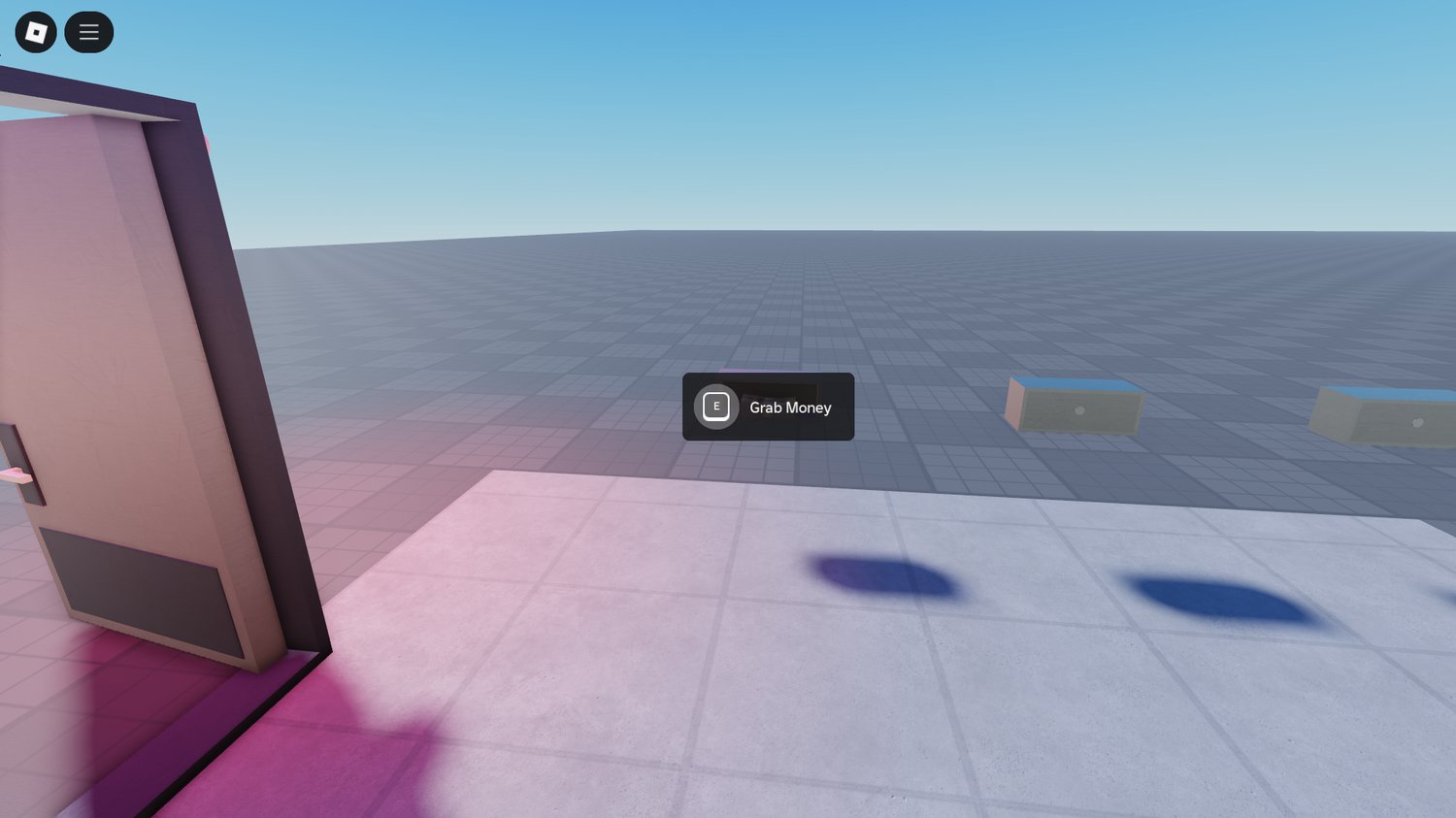 Developer configuring robbery system settings Roblox