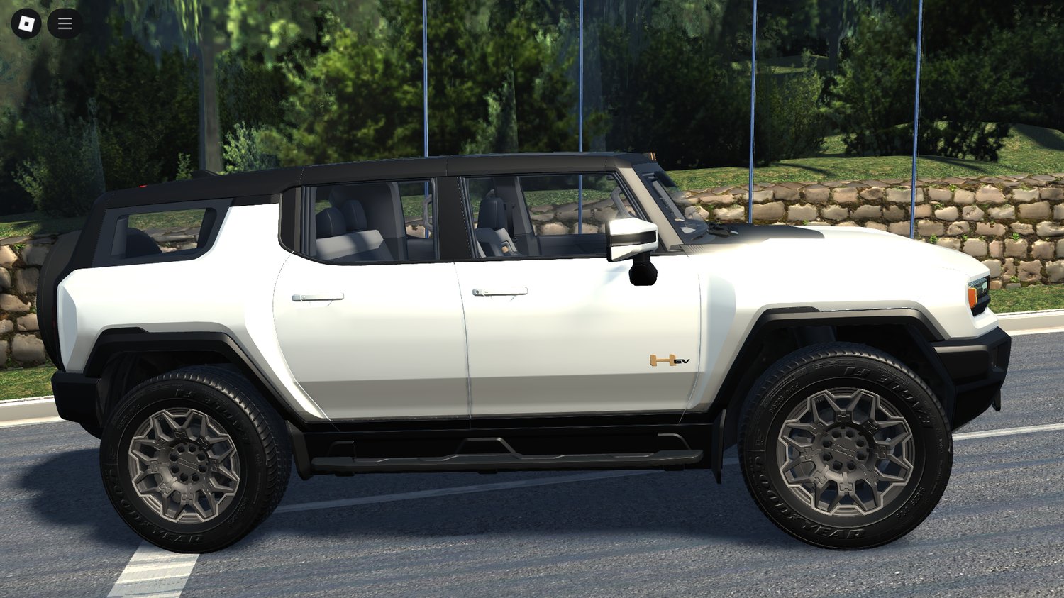 Side profile highlighting futuristic truck design