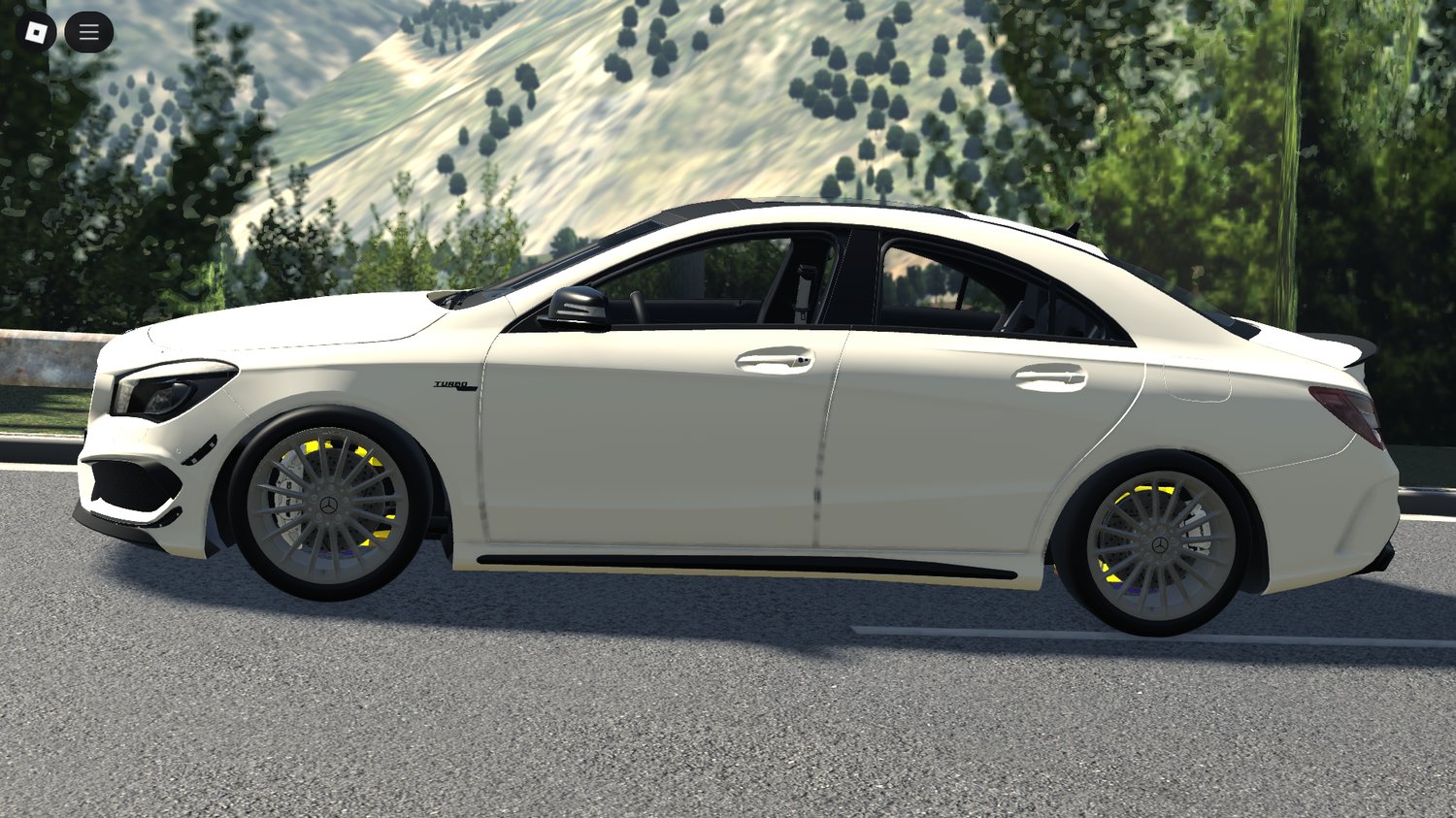 Side profile highlighting sleek sport sedan design