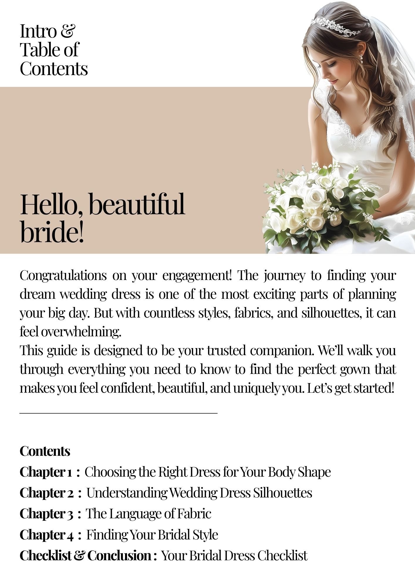 The Ultimate Wedding Dress Guide Organizer, bridal reference, wedding tips