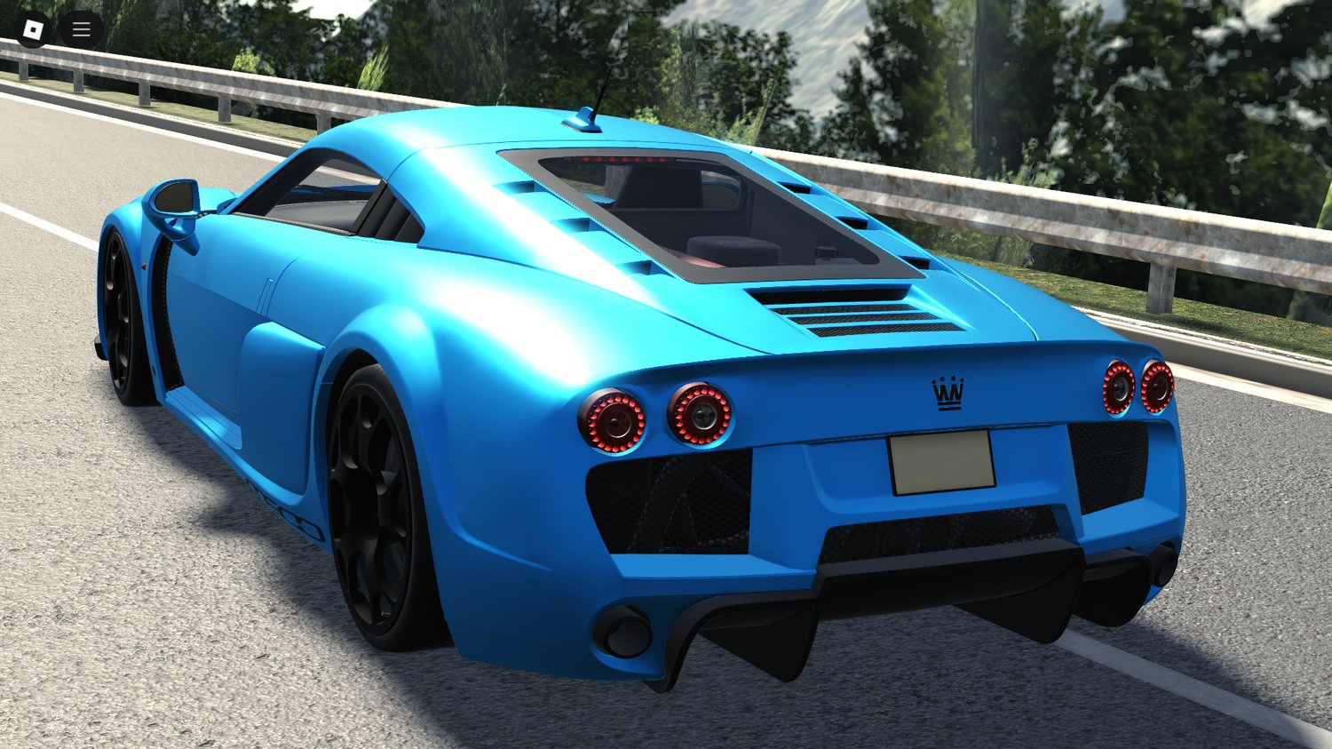 Rear perspective showcasing aerodynamic styling