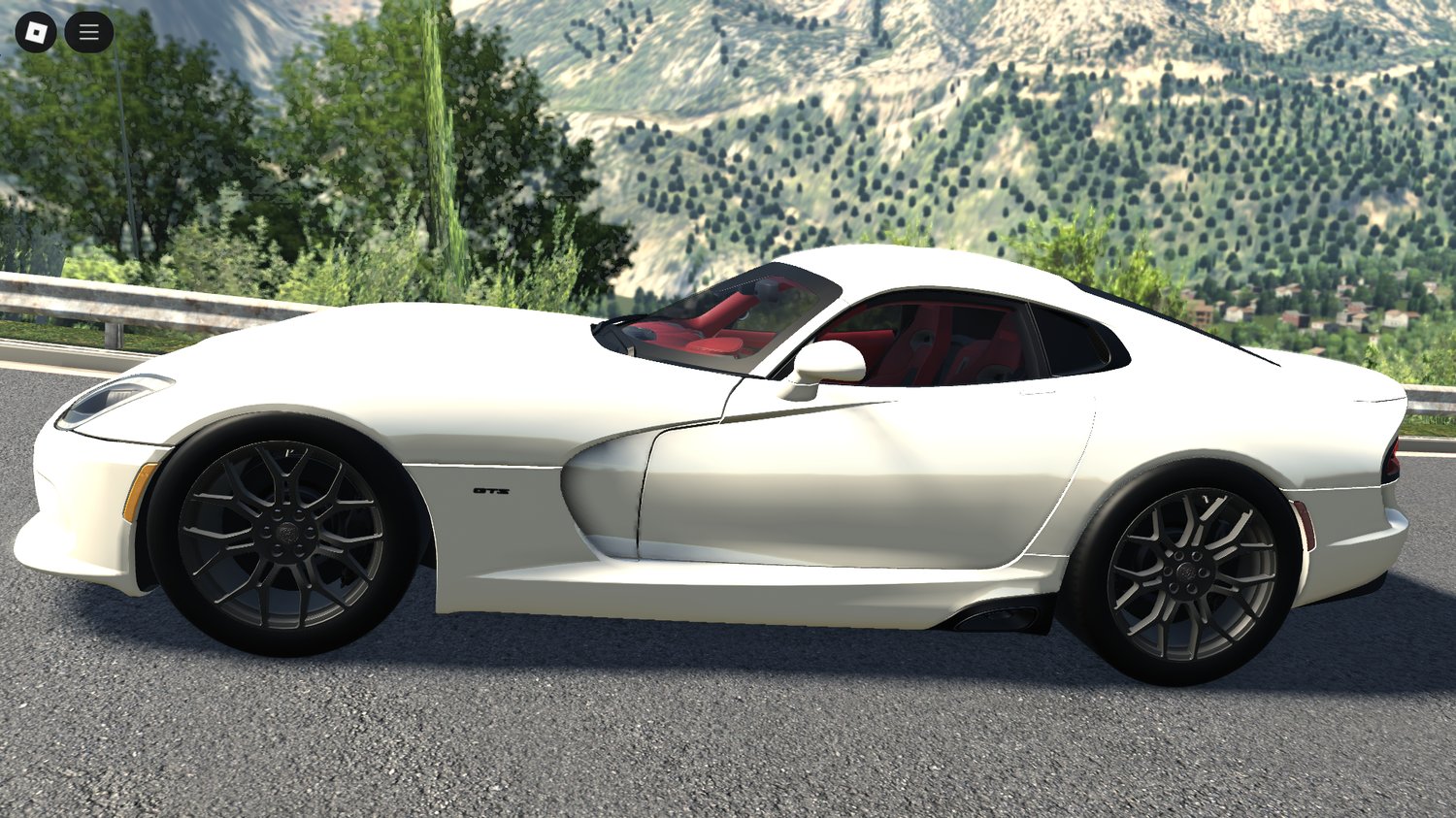 Side profile highlighting long hood and sleek design
