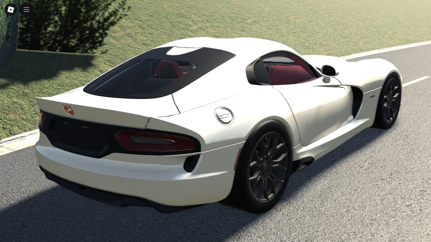 Rear angle showcasing bold supercar styling