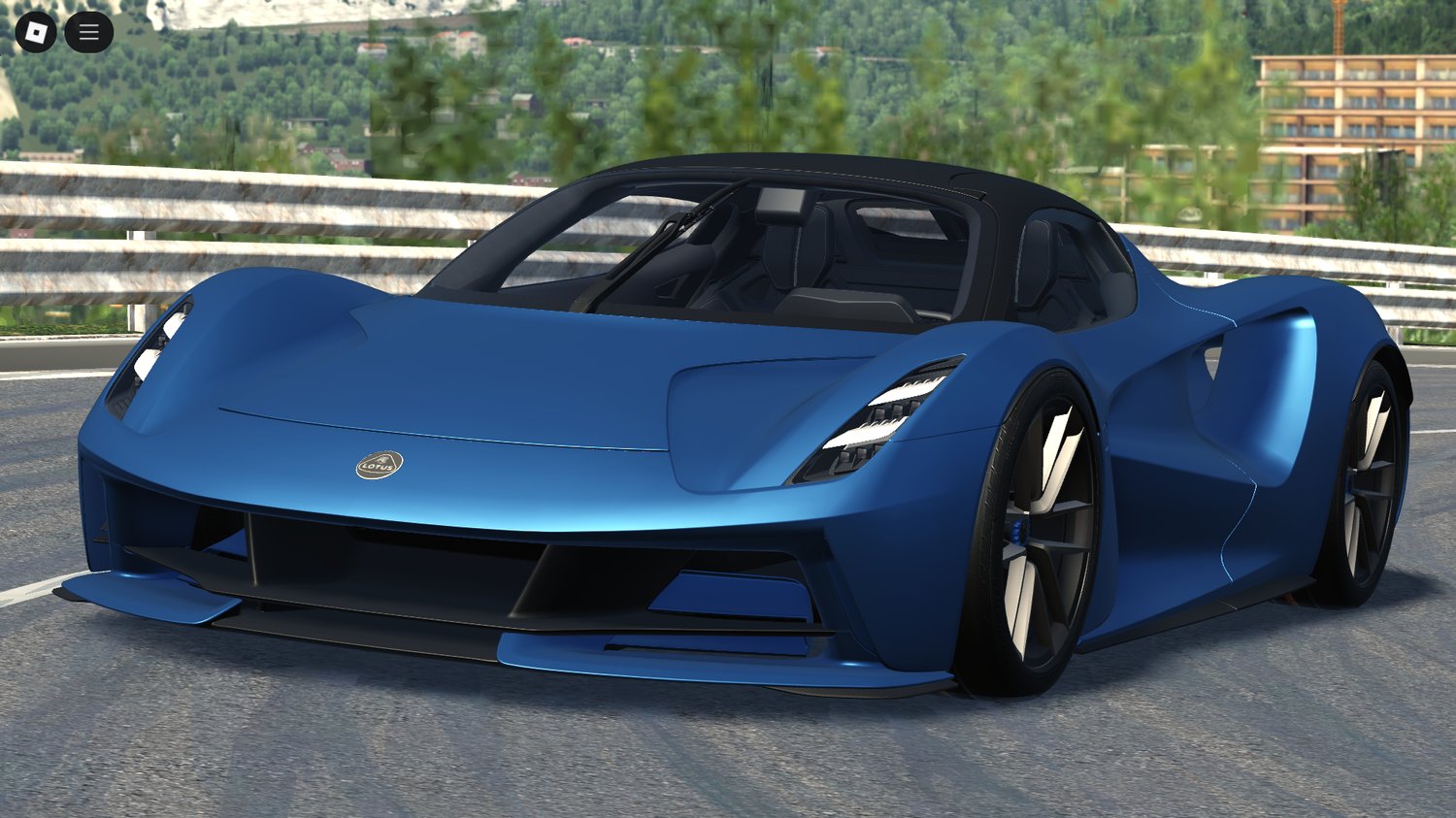 Front view of 2020 Lotus Evija Roblox model