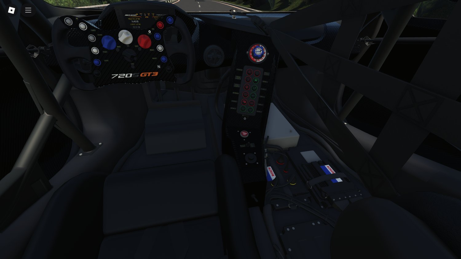 Interior close-up with detailed cockpit