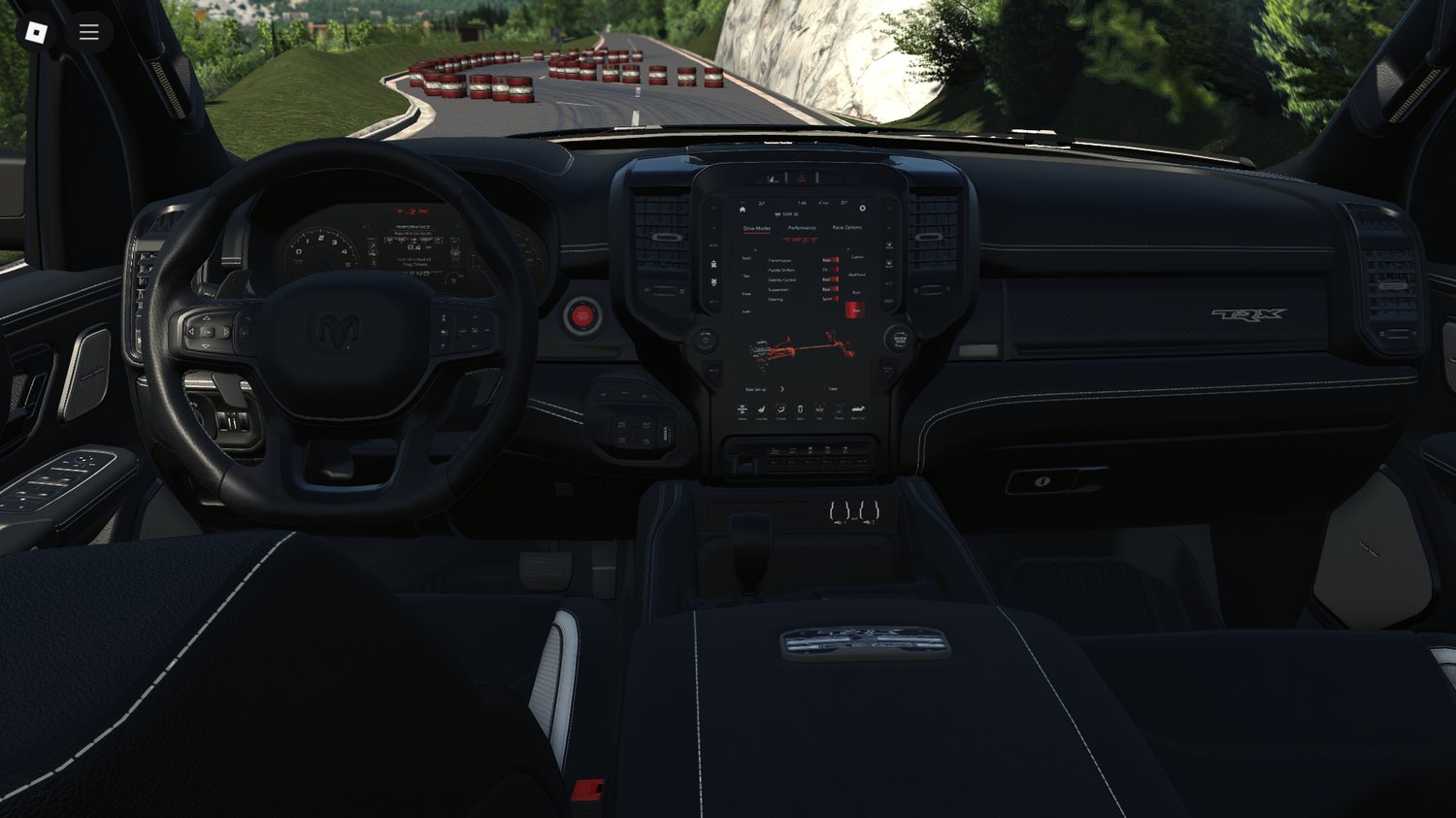 Interior close-up with detailed cockpit