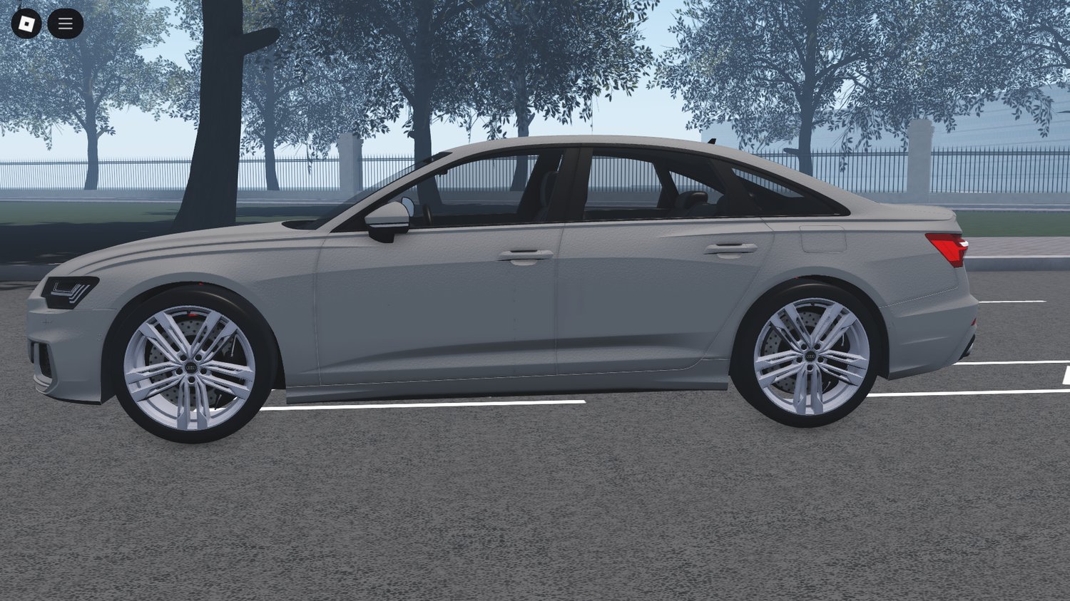 Side profile highlighting sleek sport sedan styling