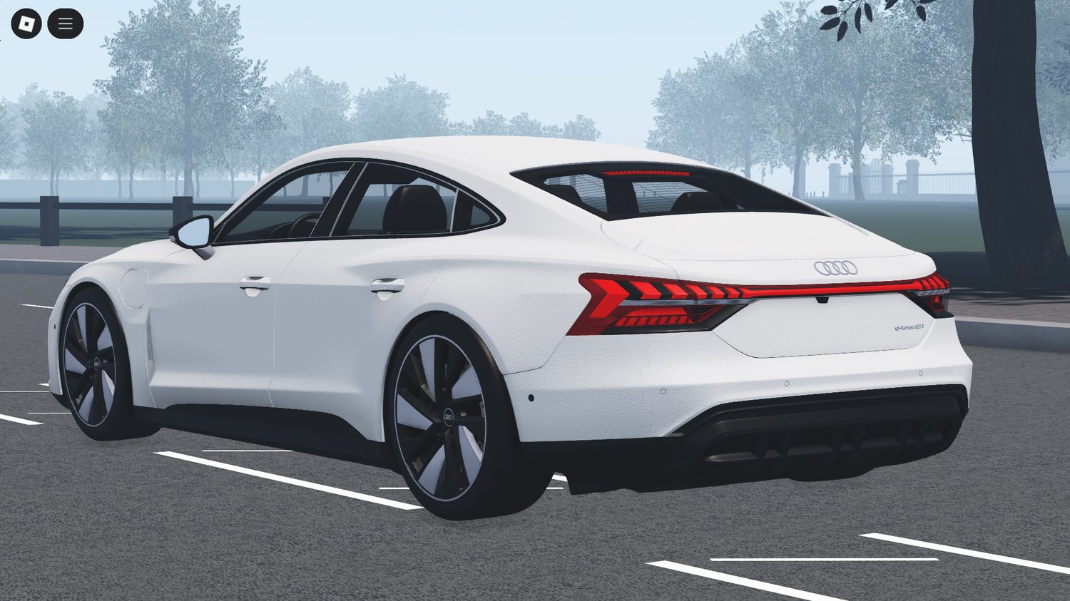 Rear view showcasing futuristic SUV styling