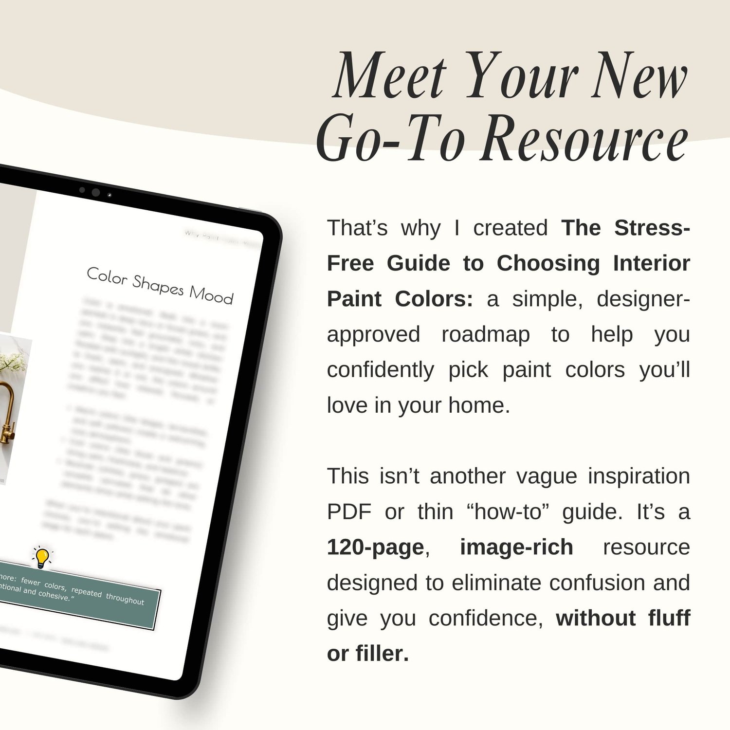 Stress-Free Guide to Choosing Interior Paint Colors cover by Lavenia Shash