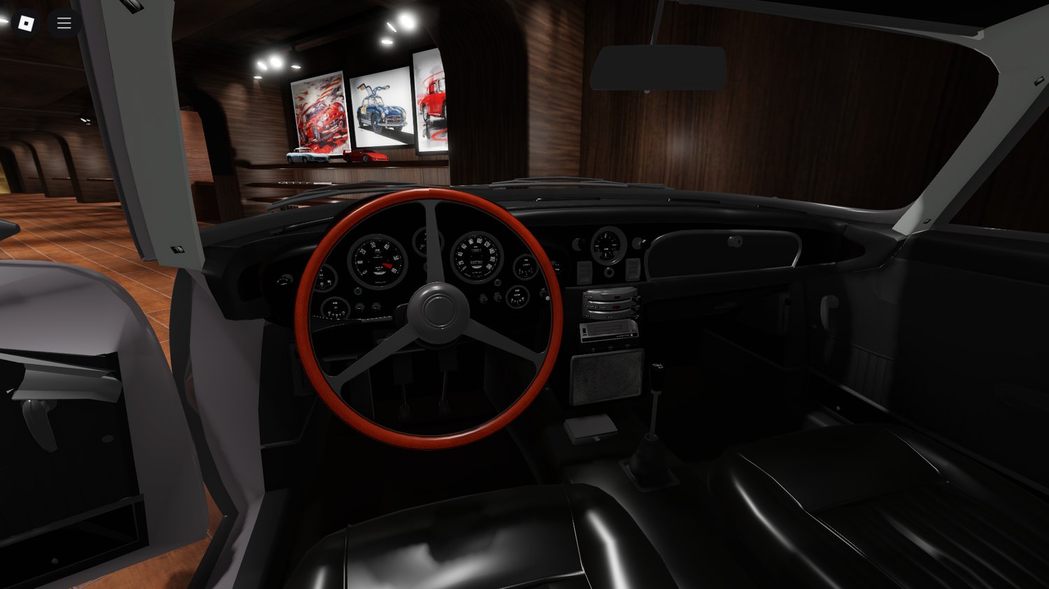 Developer-customized museum setup with displays