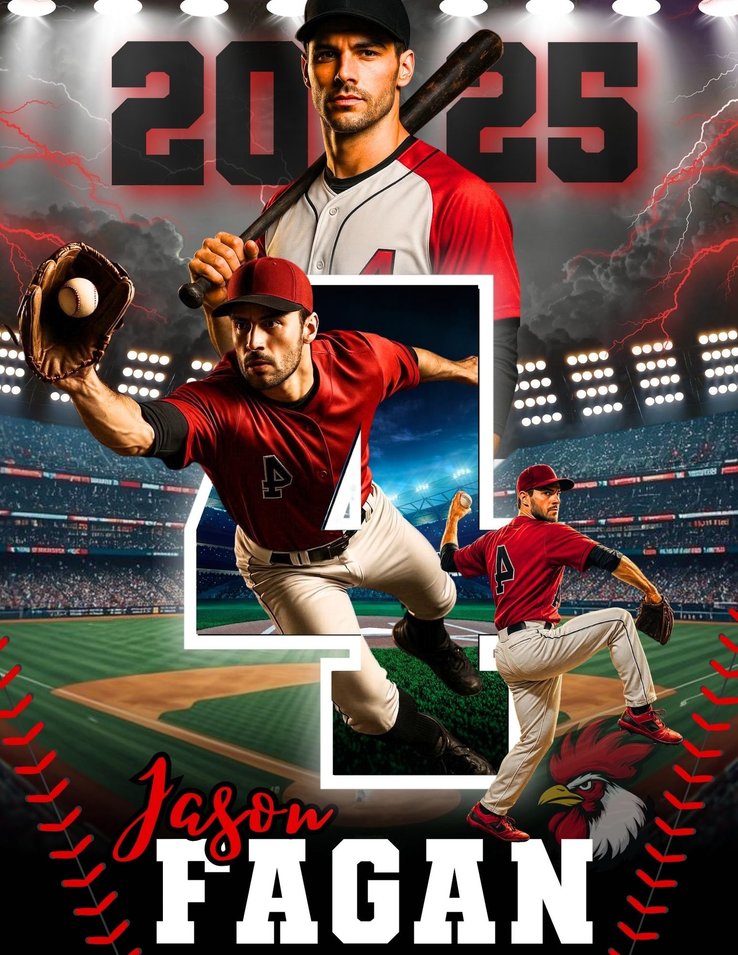 baseball poster template  senior night baseball  editable baseball banner  sports poster template  baseball senior poster  high school baseball poster  athlete banner template  baseball team poster  printable baseball poster  Canva baseball template  Phot
