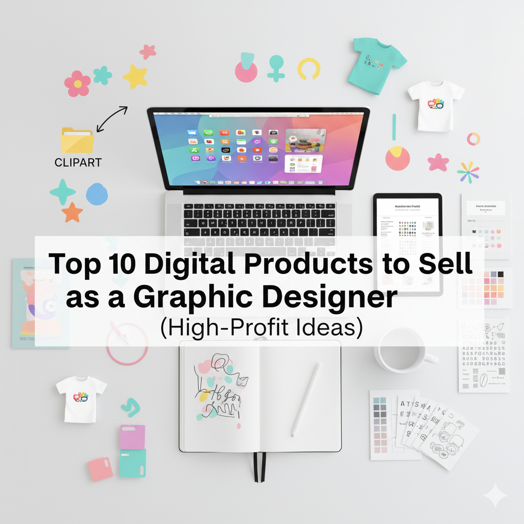 Top 10 Digital Products to Sell as a Graphic Designer (High-Profit Ideas)